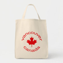 Vancouver Kanada Leinentasche