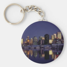 Vancouver-Skyline, Britisch-Columbia, Kanada Schlüsselbänder