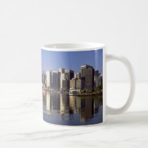 Vancouver-Skyline, Britisch-Columbia, Kanada Teehaferl