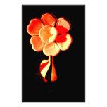 Vasen- und Glas-Blume Bedrucktes Papier