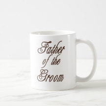 Vater des Bräutigam-noblen Brauns Tasse