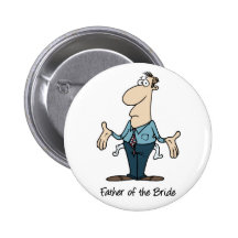 Vater des Brautknopfes Anstecknadelbutton