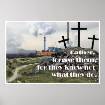 Vater verzeihen ihnen Plakat