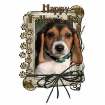 Vatertag - Steintatzen - Beagle-Welpe Acryl Ausschnitte