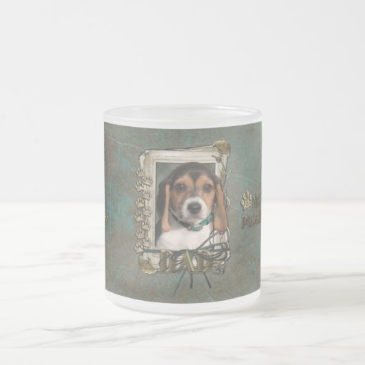 Vatertag - Steintatzen - Beagle-Welpe Haferl