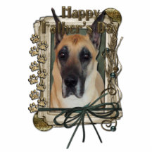 Vatertag - Steintatzen - Deutsche Dogge Acryl Ausschnitt