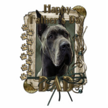 Vatertag - Steintatzen - Deutsche Dogge - Grau - V Fotoskulpturen