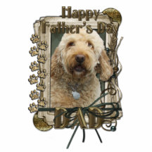 Vatertag - Steintatzen - GoldenDoodle - Vati Photostatuen