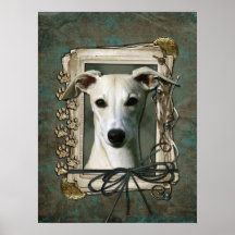 Vatertag - Steintatzen - Whippet Plakat