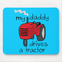 Vati fährt einen Traktor Mousepad