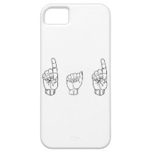 Vati-Gebärdensprache iPhone 5 Hülle