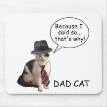 Vati-Katze sagte so Mauspads