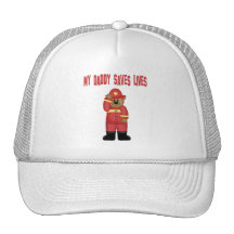 Vati rettet Leben-Feuerwehrmann Trucker Cap