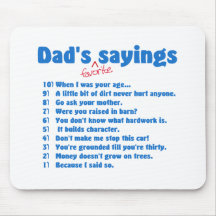 VatilieblingsRedewendungen mousepad