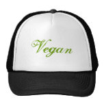 Vegan. Grün. Slogan. Gewohnheit Trucker Caps
