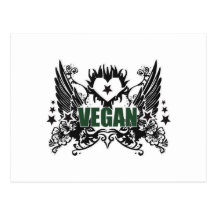 Vegan Postkarte