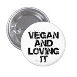 Vegan und es liebend Knopf Buttons