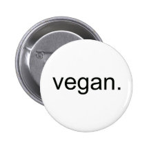 Vegan.  Zeitraum! Anstecknadelbuttons