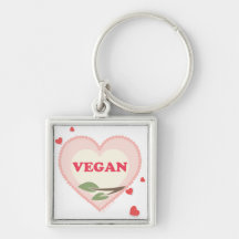 Vegane Liebe Schlüsselanhänger