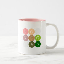 Vegane Punkt-Liebe Kaffeetassen