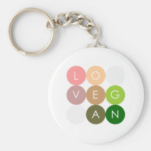 Vegane Punkt-Liebe Schlüsselanhänger