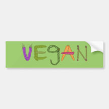 Vegane Veggies-Gemüse-Liebhaber Auto Sticker