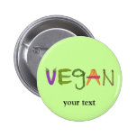 Vegane Veggies-Gemüse-Liebhaber Button