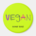 Vegane Veggies-Gemüse-Liebhaber Kühlschrankmagnete
