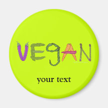 Vegane Veggies-Gemüse-Liebhaber Kühlschrankmagnete
