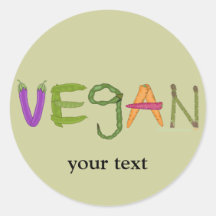 Vegane Veggies-Gemüse-Liebhaber Stickers