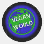 Vegane Welt Sticker