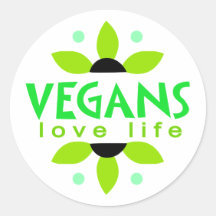 Veganer Aufkleber