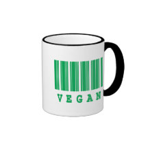 veganer Barcodeentwurf Kaffee Haferl