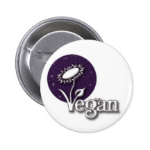 Veganer Knopf Anstecknadel