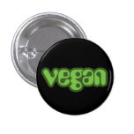 veganer Knopf Anstecknadelbuttons