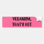 VEGANISM, DER IST HEISS AUTO AUFKLEBER
