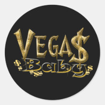 Vegas-Baby-Aufkleber