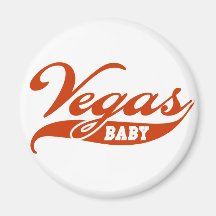 Vegas-Baby Kühlschrankmagnet