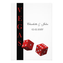 Vegas, der Save the Date Mitteilung wedding ist Individuelle Ankündigskarten
