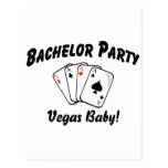 Vegas-Junggeselle-Party Postkarten
