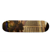 Vegas nachts skateboardbrett