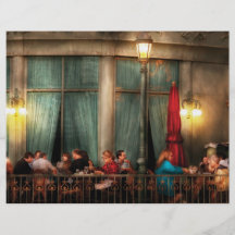 Vegas - Paris - das Café im Freien Flyerbedruckung