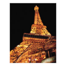 Vegas - Paris - Eiffelturm-Restaurant Personalisierte Ankündigungskarte