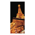 Vegas - Paris - Eiffelturm-Restaurant Personalisierte Werbekarte