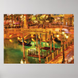 Vegas - venezianisch - das venezianische nachts posterdrucke