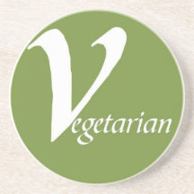 Vegetarian Getränkeuntersetzer