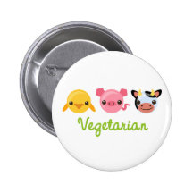 Vegetarier Anstecknadel