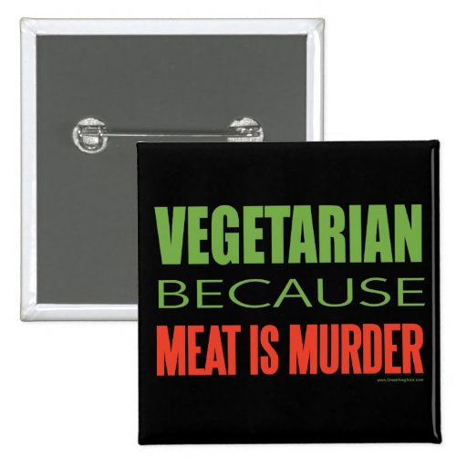 Vegetarier Anstecknadelbuttons