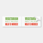 Vegetarier Autoaufkleber