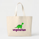 Vegetarier - Dinosaurier-Entwurf Tragetasche